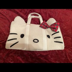 NWT Hello Kitty Stoney Clover Lane Holiday Cozy Duffle Bag